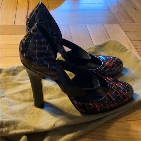 Bottega Veneta Red/Purple Patent Heel sz 40 - Picture 2 of 8